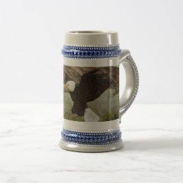 Bald Eagle Beer Stein Bierglas