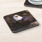 Bald Eagle Beverage Coaster Getränkeuntersetzer (Linke Seite)