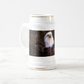 Bald Eagle Bierglas (Vorderseite Links)