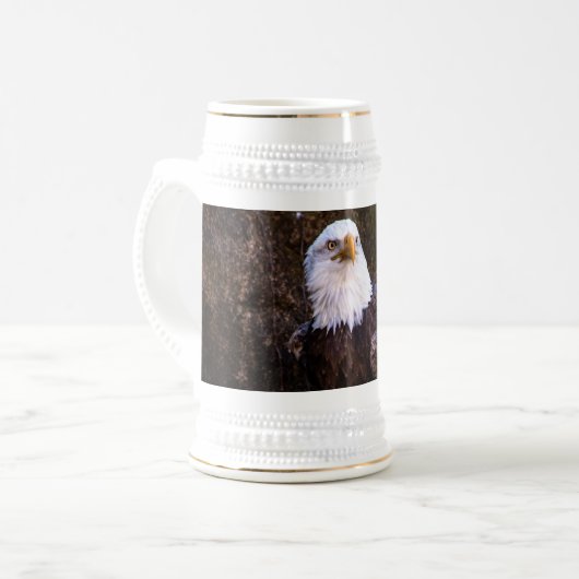 Bald Eagle Bierglas (Vorderseite Links)