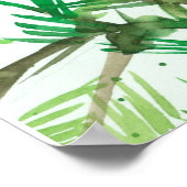 Bald Eagle Bird Brave Weiß starke positive Worte Poster (Ecke)