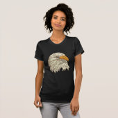 Bald Eagle Bird of Prey Design T-Shirt (Vorne ganz)