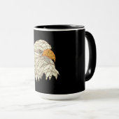 Bald Eagle Bird of Prey Design Tasse (VorderseiteRechts)