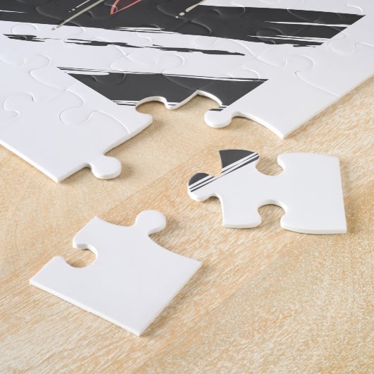 Bald Eagle Bird USA Flag Schrei für die USA Puzzle (Seite)