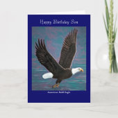 Bald Eagle Birthday Card Karte (Vorderseite)