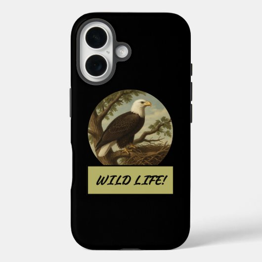 Bald Eagle Black Case-Mate iPhone Case (Rückseite)