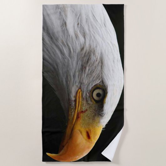 Bald Eagle btcna Strandtuch (Vorderseite)