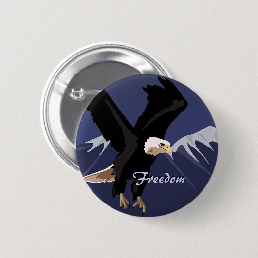 Bald Eagle Button (Vorne & Hinten)
