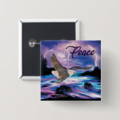 Bald Eagle Button (Vorne & Hinten)