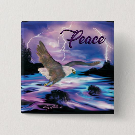 Bald Eagle Button (Vorderseite)