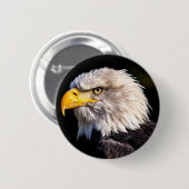 Bald Eagle Button (Vorne & Hinten)