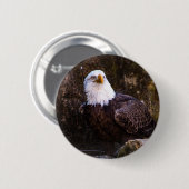 Bald Eagle Button (Vorne & Hinten)