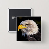 Bald Eagle Button (Vorne & Hinten)