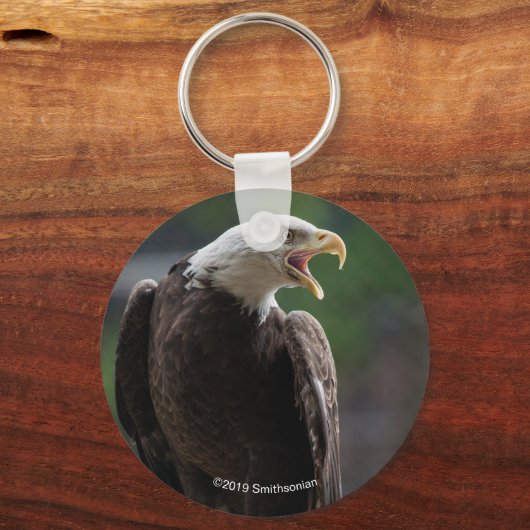 Bald Eagle Calling Schlüsselanhänger (Vorderseite)