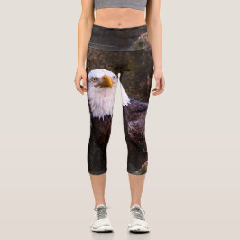 Bald Eagle Capri Leggings
