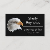 Bald Eagle charmant individuell anpassbar Visitenkarte (Vorderseite)