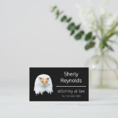 Bald Eagle chic anpassbar Visitenkarte (Stehend Vorderseite)