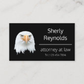 Bald Eagle chic anpassbar Visitenkarte (Vorderseite)