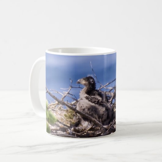 Bald Eagle Chick - Tasse (Vorderseite Links)