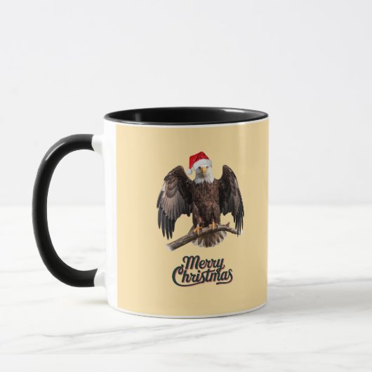 Bald Eagle Christmas Tasse (Links)