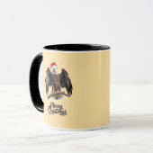 Bald Eagle Christmas Tasse (Vorderseite Links)