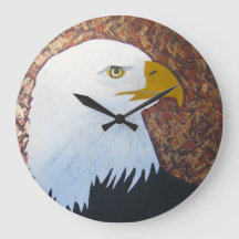 Bald Eagle Clock