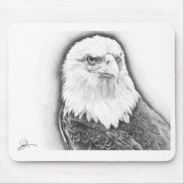 Bald Eagle Closeup - Original Artwork Mousepad