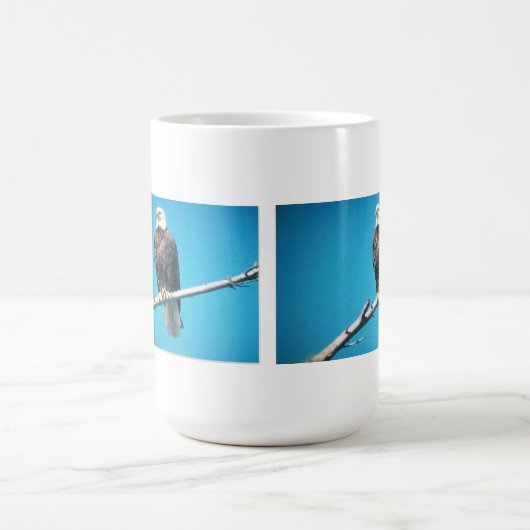 Bald Eagle Color Morphing Mug Verwandlungstasse (Zentrum)