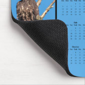 Bald Eagle: Customize full year 2026 calendar Mousepad (Ecke)