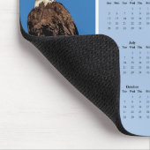 Bald Eagle: Customize full year 2026 calendar Mousepad (Ecke)