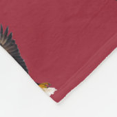 Bald Eagle Dive Fleecedecke (Ecke)