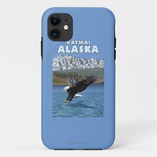 Bald Eagle Diving - Katmai, Alaska Case-Mate iPhone Hülle (Rückseite)