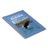 Bald Eagle Diving - Latouche, Alaska Notizblock (Rechte Seite)