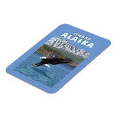 Bald Eagle Diving - Seward, Alaska Magnet (Linke Seite)