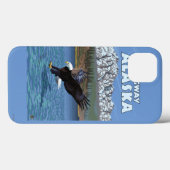 Bald Eagle Diving - Skagway, Alaska Case-Mate iPhone Hülle (Rückseite (Horizontal))