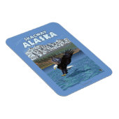 Bald Eagle Diving - Skagway, Alaska Magnet (Rechte Seite)