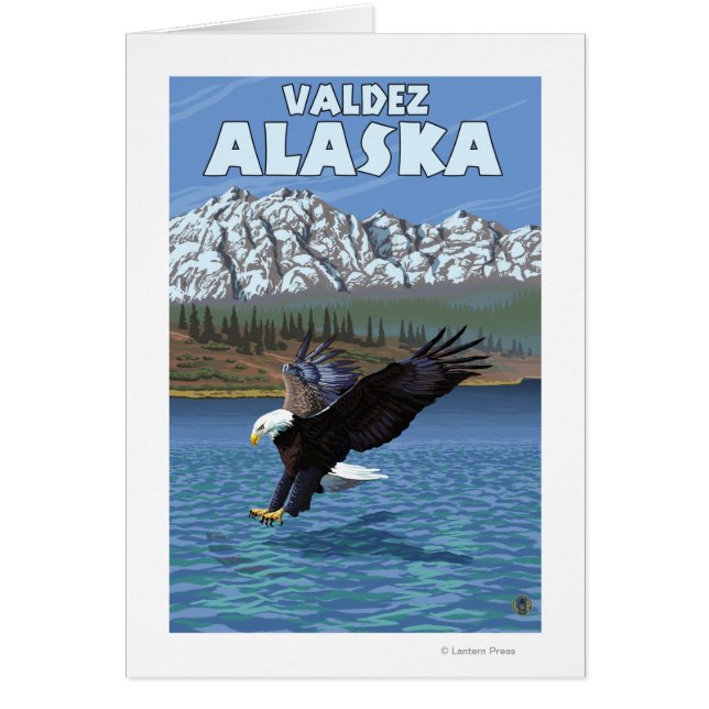 Bald Eagle Diving - Valdez, Alaska (Vorne)