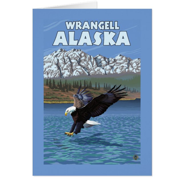 Bald Eagle Diving - Wrangell, Alaska (Vorne)