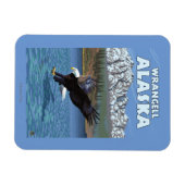 Bald Eagle Diving - Wrangell, Alaska Magnet (Horizontal)