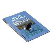 Bald Eagle Diving - Wrangell, Alaska Notizblock (Rechte Seite)