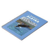 Bald Eagle Diving - Wrangell, Alaska Notizblock (Linke Seite)