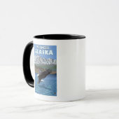 Bald Eagle Diving - Wrangell, Alaska Tasse (Vorderseite Links)