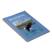 Bald Eagle Diving - Wyoming Notizblock (Rechte Seite)