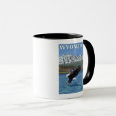 Bald Eagle Diving - Wyoming Tasse (VorderseiteRechts)