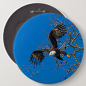 Bald Eagle Drop Button (Vorne & Hinten)