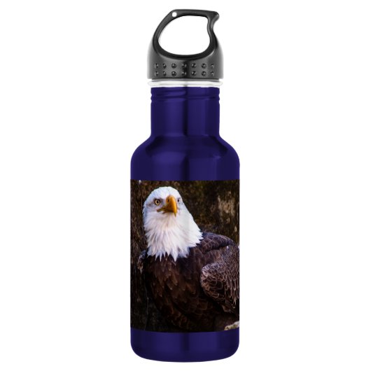 Bald Eagle Edelstahl Wasserflasche (Vorderseite)