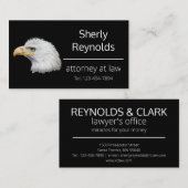 Bald Eagle einfach anpassbar Visitenkarte (Vorne/Hinten)