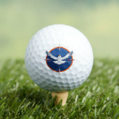 Bald Eagle Emblem Golfball (Insitu T-Shirt)