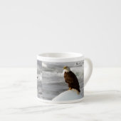 Bald Eagle Epresso Tasse (Vorderseite Rechts)