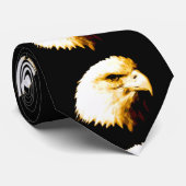 Bald Eagle Eye Necktie Krawatte (Gerollt)